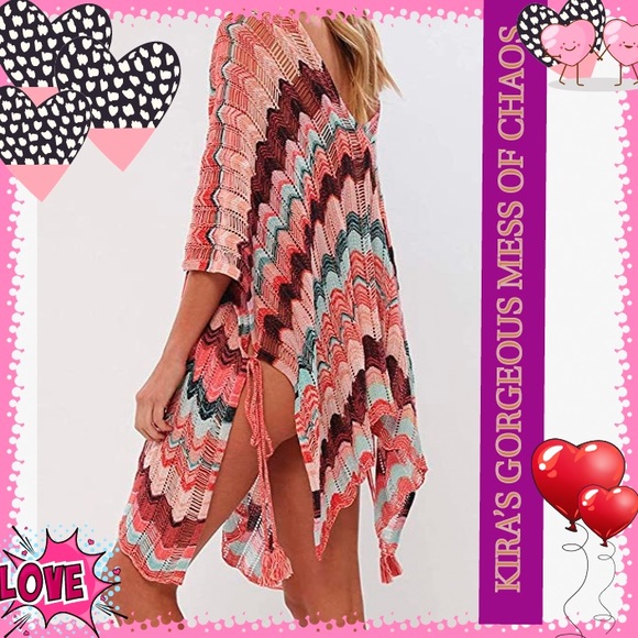 🌹♠️BNWT VEE COVER UP/ MINI DRESS W MINI SHORT♠️🌹 - Picture 3 of 4